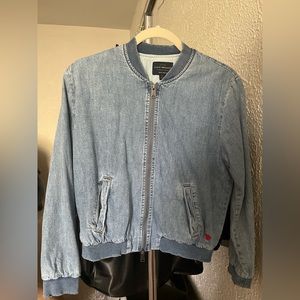 NWOT Lucky Brand Debin Bomber Jacket/Jean Jacket